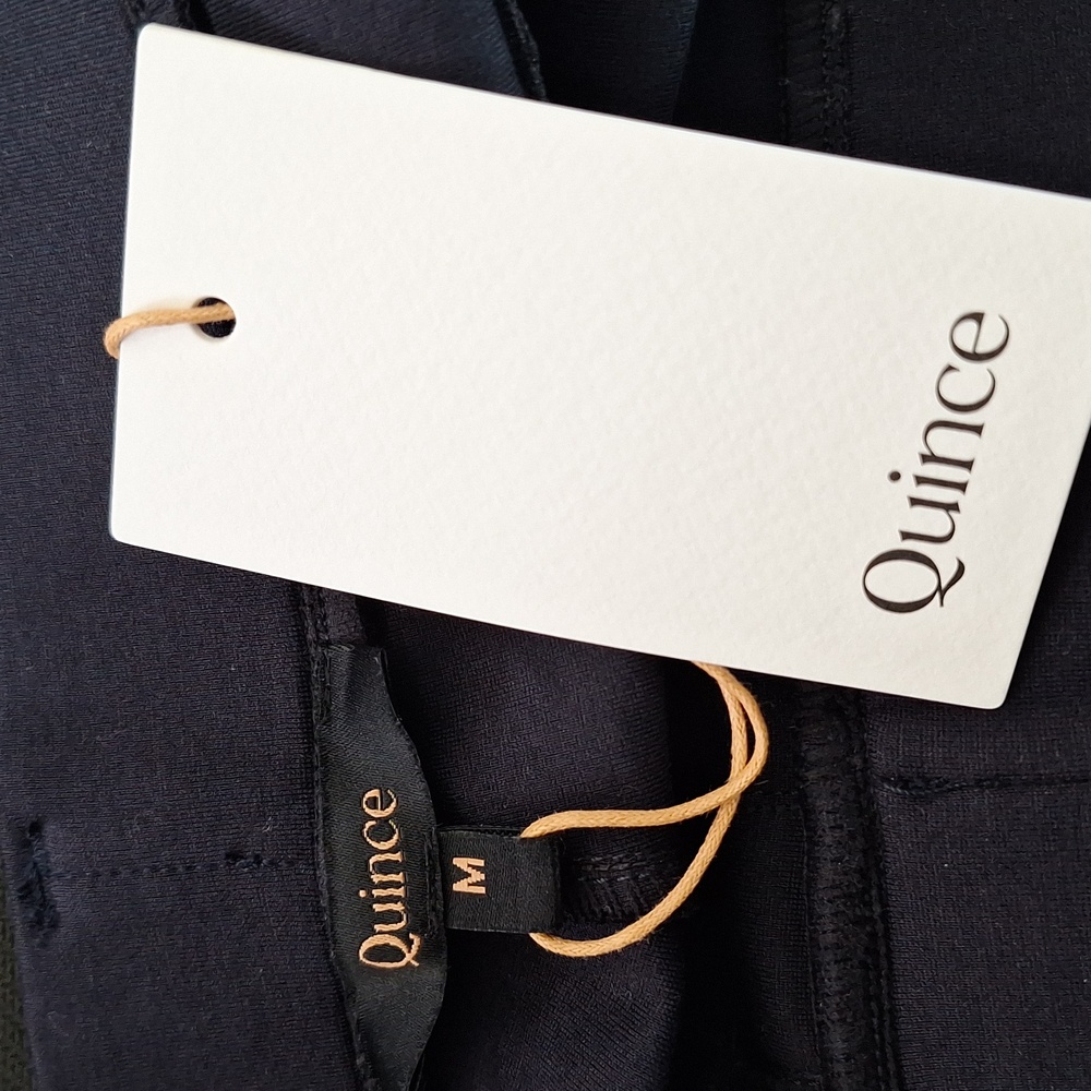 Quince Wide Leg Pants Blue Tall - Picture 9 of 10